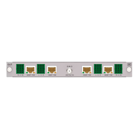 Prestel OC-4K4HBT70, плата выходов HDBaseT