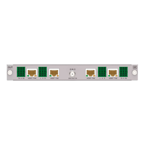 Prestel OC-4K4HBT70, плата выходов HDBaseT