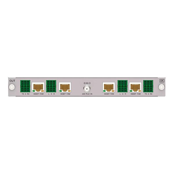 Prestel OC-4K4HBT70, плата выходов HDBaseT