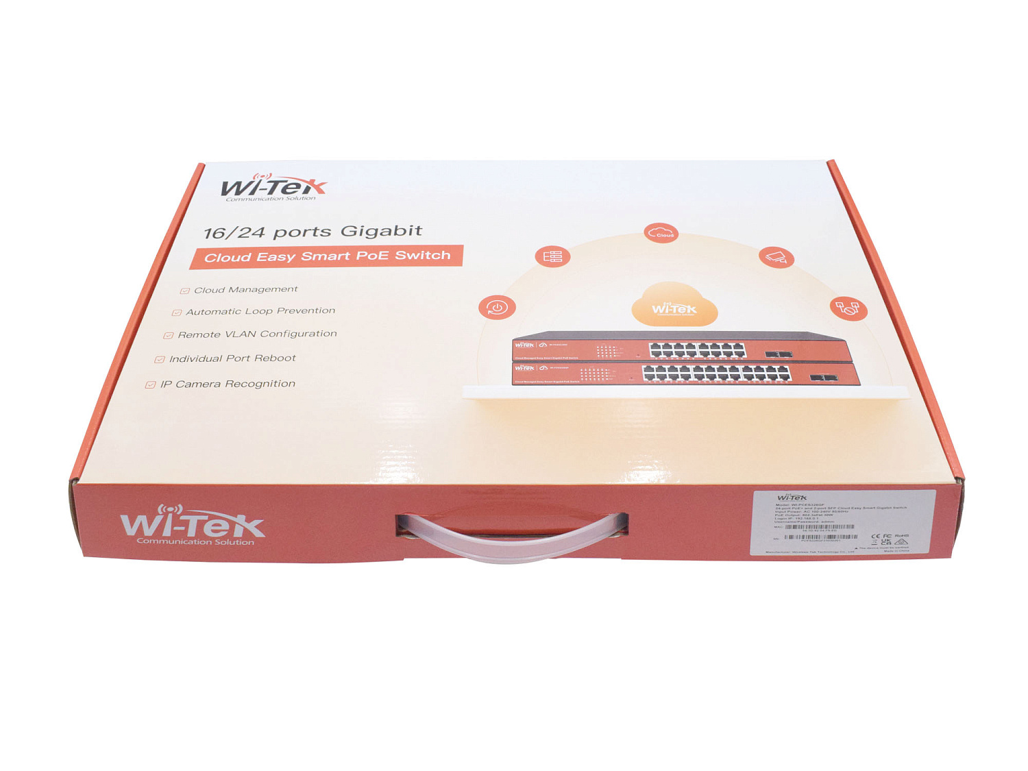 Wi-TEK WI-PCES326GF, настраиваемый PoE-коммутатор