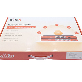 Wi-TEK WI-PCES326GF, настраиваемый PoE-коммутатор