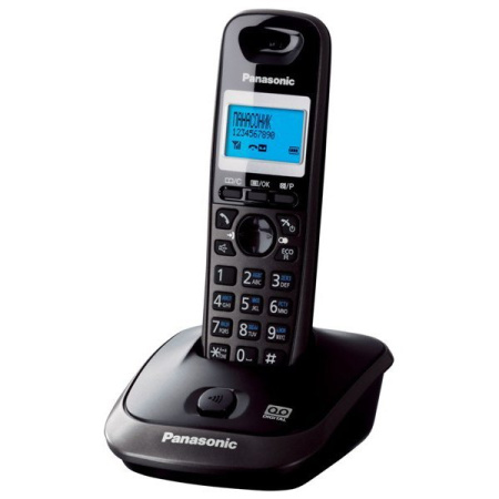 Panasonic KX-TG2521RUT, беспроводной DECT телефон (темно-серый металлик)