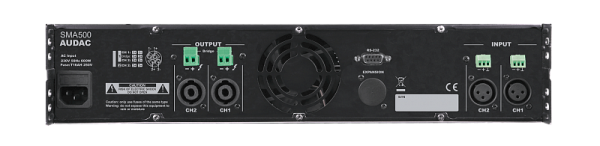 AUDAC SMA500, двухканальный низкоомный усилитель AUDAC SMA500, двухканальный низкоомный усилитель