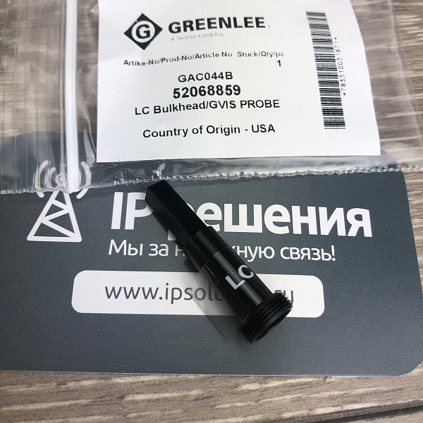 Greenlee GAC044 - адаптер розетки LC/PC для микроскопов GVIS