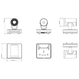 UNV Unear V5000X, PTZ камера для видеоконференцсвязи