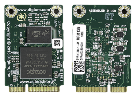 Digium VPM128LF, модуль эхоподавления для 4-х цифровых плат