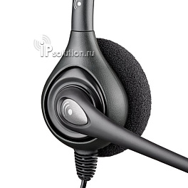 Plantronics SupraPlus Wideband (PL-HW251N), профессиональная телефонная гарнитура для контакт и call-центров