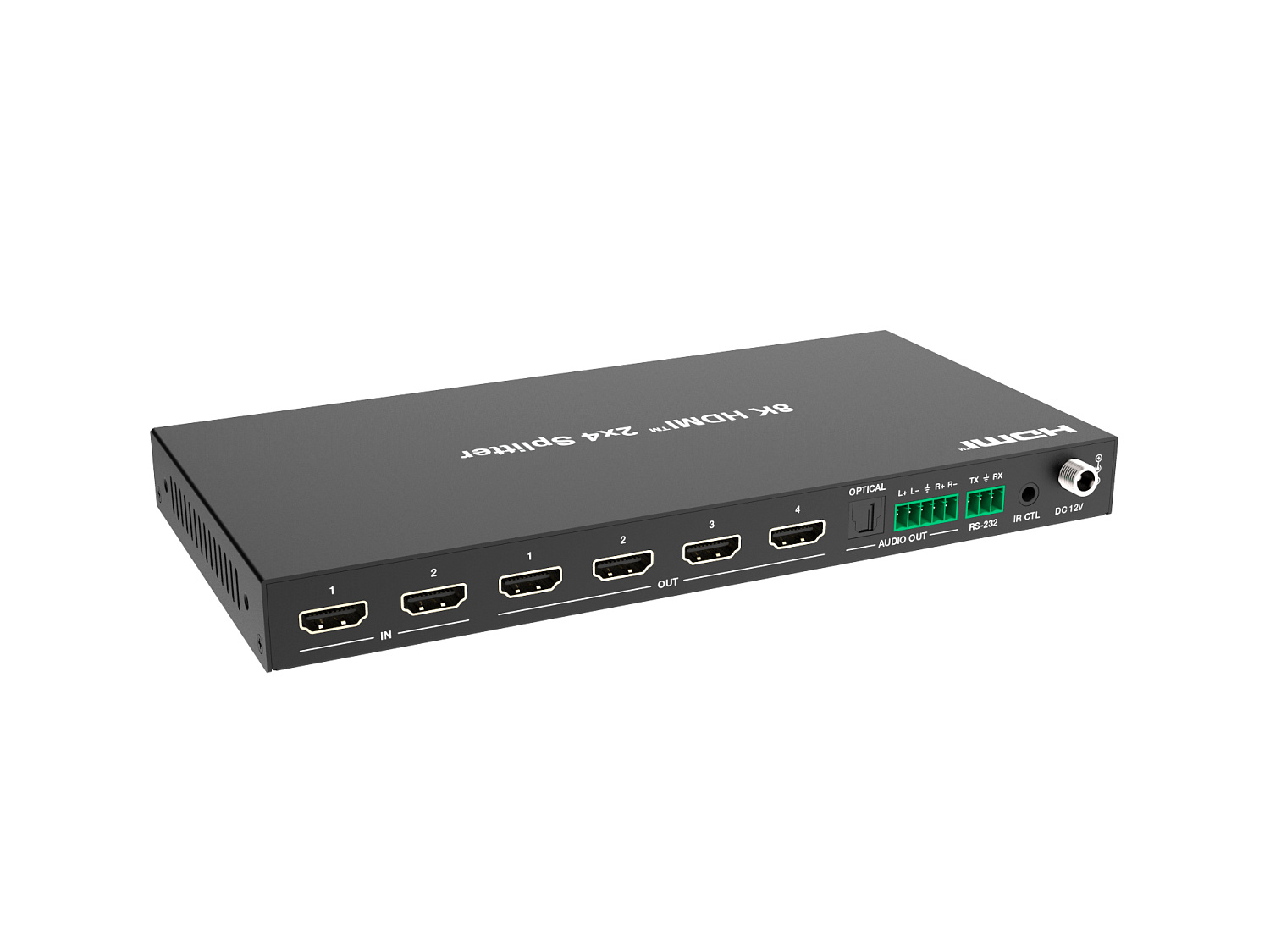 Lideo SP24AP-8K, сплиттер HDMI 2x4