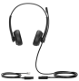 Yealink YHS34 Dual, телефонная гарнитура с разъемом RJ / QD Yealink YHS34 Dual, телефонная гарнитура с разъемом RJ / QD