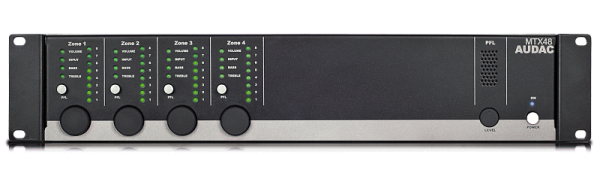 AUDAC MTX48, четырехзонная матричная система AUDAC MTX48, четырехзонная матричная система