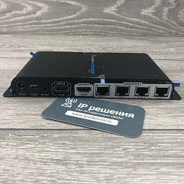 Lenkeng LKV714Pro - Разветвитель-удлинитель 1*4 HDMI, ИК, CAT6, до 40 метров