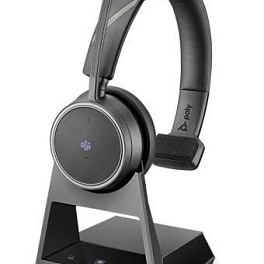 Plantronics Voyager 4210 Office-2, беспроводная гарнитура для стационарного телефона, ПК и мобильных устройств (Bluetooth, Microsoft Team, USB-A)