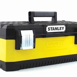 Stanley 1-95-614 - ЯЩИК ДЛЯ ИНСТРУМЕНТА STANLEY МЕТАЛЛОПЛАСТМАССОВЫЙ ЖЕЛТЫЙ (67,2 X 30,3 X 22,2CM)