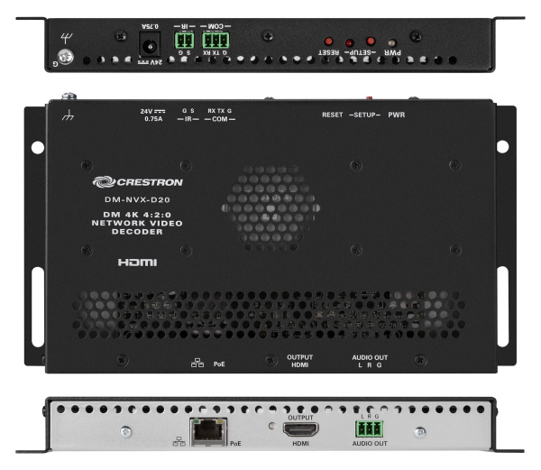Crestron DM-NVX-D20, сетевой AV-декодер 4K60