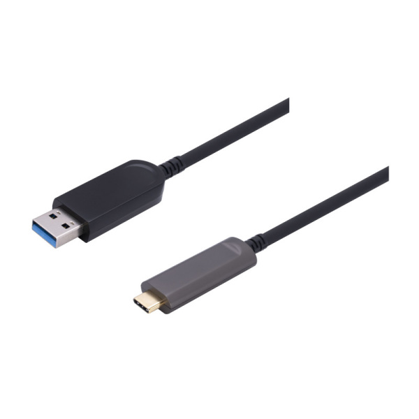 CleverMic Hybrid Cable AM - USB-C, оптический кабель 15м