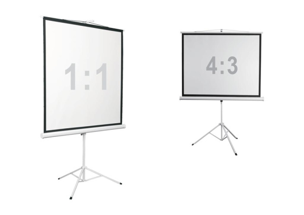Экран на штативе - серия Kontur-D. Формат 1:1, 112", 206x209, MW.Переносные проекционные экраны на треноге очень удобны в офисе. При этом благодаря своей мобильности они гармонично дополнят выставочный стенд, а так же отлично справятся с выездной презента Экран на штативе - серия Kontur-D. Формат 1:1, 112", 206x209, MW.Переносные проекционные экраны на треноге очень удобны в офисе. При этом благодаря своей мобильности они гармонично дополнят выставочный стенд, а так же отлично справятся с выездной презента