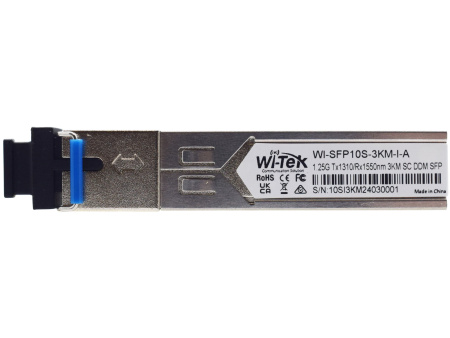 WI-TEK WI-SFP10S-3KM-I, оптический трансивер