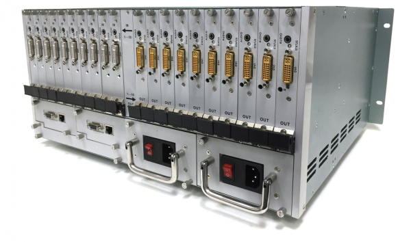 Nuvola MediaManager3636 - Шасси универсального модульного матричного коммутатора на 36 входов / 36 выходов