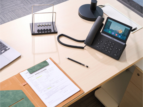 Yealink SIP-T87W, ip-телефон (7" экран, WiFi, Bluetooth, USB, PoE, GigE, без видео, без БП)