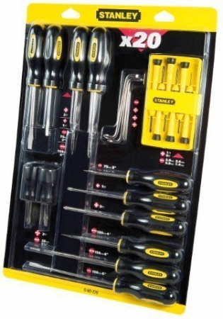 Stanley 0-60-220 - Набор из 20-ти отверток "BASIC" Stanley 0-60-220 - Набор из 20-ти отверток "BASIC"