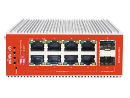 WI-TEK WI-PCMS310GF-I V2, промышленный коммутатор
