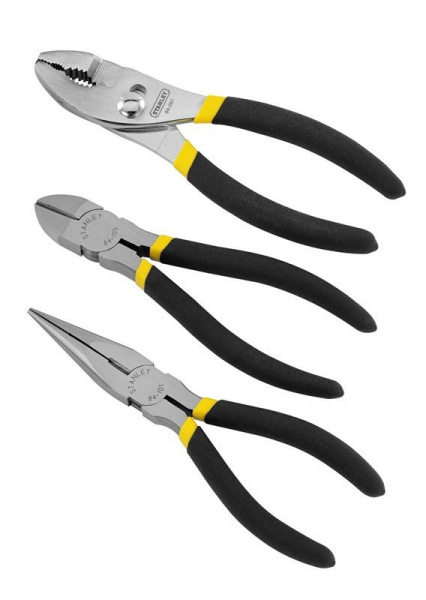 Stanley 0-84-114 - Набор губцевого инструмента Stanley (плоскогубцы, бокорезы, длинногубцы 152 мм) Stanley 0-84-114 - Набор губцевого инструмента Stanley (плоскогубцы, бокорезы, длинногубцы 152 мм)