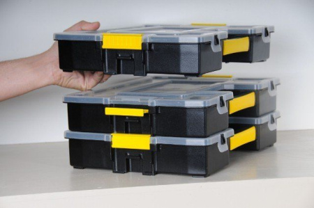 Stanley 1-97-483 - ОРГАНАЙЗЕР "SORT MASTER JUNIOR" ПЛАСТМАССОВЫЙ С ПЕРЕСТАВНЫМИ ПЕРЕГОРОДКАМИ ЧЕРНО-ЖЕЛТЫЙ (14022) 37,5Х29,2Х6,7СМ Stanley 1-97-483 - ОРГАНАЙЗЕР "SORT MASTER JUNIOR" ПЛАСТМАССОВЫЙ С ПЕРЕСТАВНЫМИ ПЕРЕГОРОДКАМИ ЧЕРНО-ЖЕЛТЫЙ (14022) 37,5Х29,2Х6,7СМ