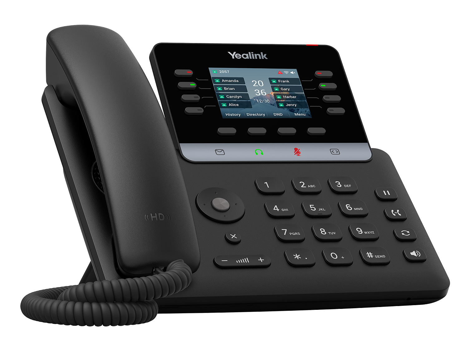 Yealink SIP-T73U, ip-телефон (12 аккаунтов, 2,8" цветной экран, порт USB, BLF, PoE, GigE, без БП)