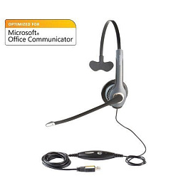 Jabra GN2000 USB Mono MS OC (20001-431), профессиональная телефонная гарнитура для контакт и call-центров