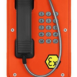 J&R JREX103-FK-SIP, взрывозащитный телефон (клавиатура, без крышки, PoE, без БП)