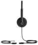 Yealink YHS34 Lite Stereo, телефонная гарнитура с разъемом RJ / QD