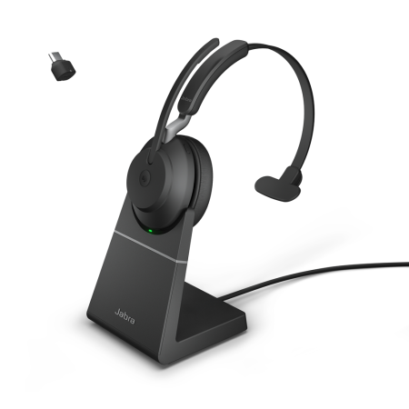 Гарнитура Jabra Evolve2 65, Link380c UC Mono Stand Black (26599-889-889) Гарнитура Jabra Evolve2 65, Link380c UC Mono Stand Black (26599-889-889)