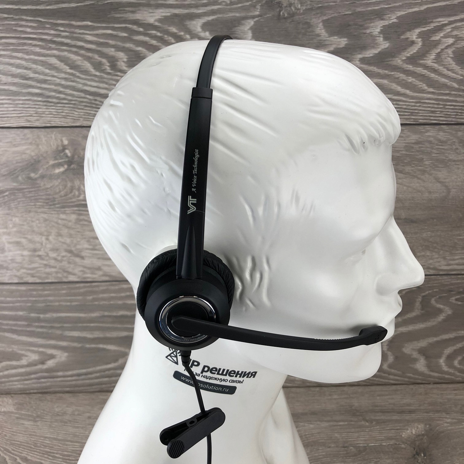 VT VT6200 QD(P)-RJ9(03), проводная моноауральная головная гарнитура  VT VT6200 QD(P)-RJ9(03), проводная моноауральная головная гарнитура