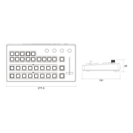 Prestel KB-V1, панель управления vMix Prestel KB-V1, панель управления vMix