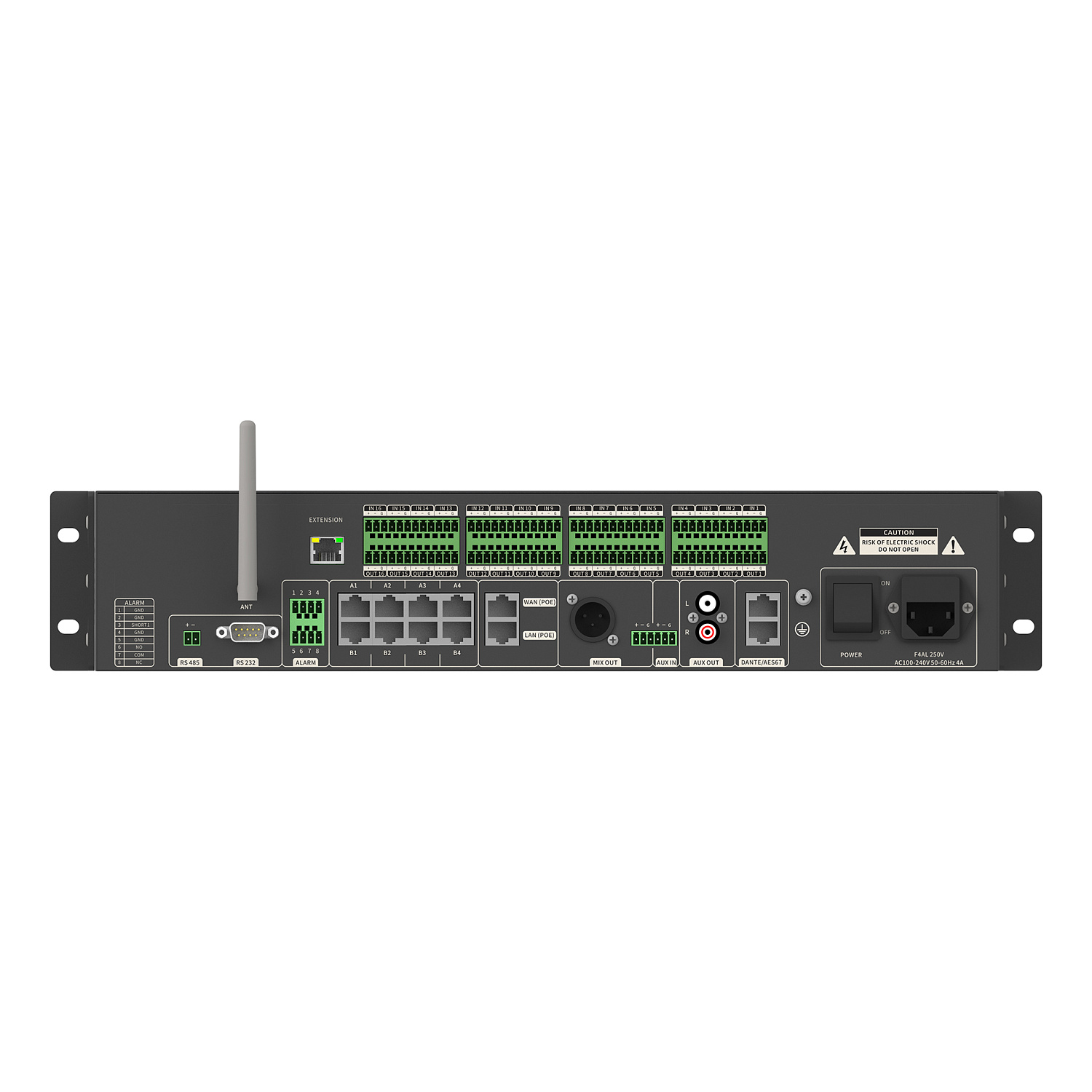 Prestel NCS-CU1PRO, центральный блок сетевой конференц-системы