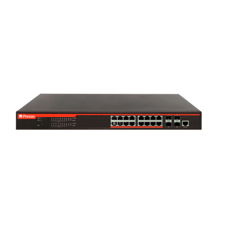 Prestel NS2-16C1-330P-4F1, сетевой коммутатор