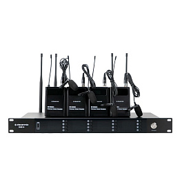 CleverMic RB14, радиосистема с 4 петличными микрофонами CleverMic RB14, радиосистема с 4 петличными микрофонами
