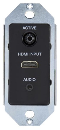 модуль UPX-HDMI+A-DE-B Wallplate Transmitter, HDMI Pass-Thru, Decora Style, чёрный