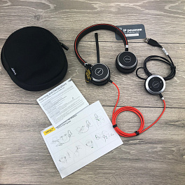 Jabra EVOLVE 40 MS Stereo , USB гарнитура с универсальным подключением , MS Lync