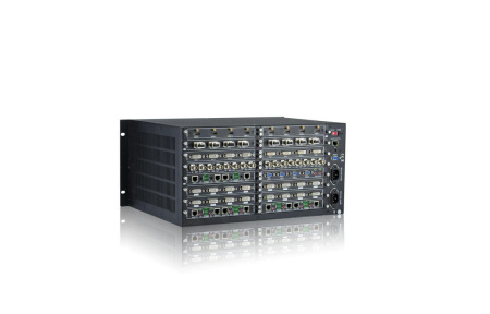 Модульный матричный коммутатор Digis MMA-32N, 32х32 (шасси), 4K, RS232, IR, TCP/IP