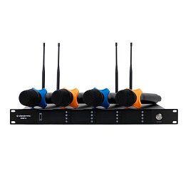 CleverMic RH14, радиосистема с 4 ручными микрофонами CleverMic RH14, радиосистема с 4 ручными микрофонами