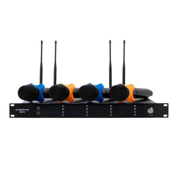 CleverMic RH14, радиосистема с 4 ручными микрофонами