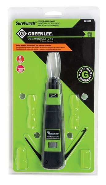 Greenlee SurePunch Pro PDT - ударный инструмент для расшивки кабеля на кросс (без лезвий) Greenlee SurePunch Pro PDT - ударный инструмент для расшивки кабеля на кросс (без лезвий)