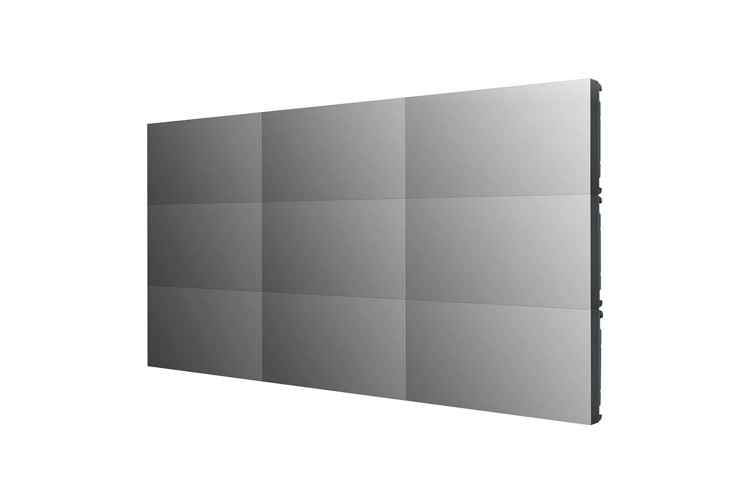 Видеостена 3х3 из панелей LG 55SVH7E, 165", шов 0,88 мм; настенное выдвижное крепление (Euromet) Видеостена 3х3 из панелей LG 55SVH7E, 165", шов 0,88 мм; настенное выдвижное крепление (Euromet)