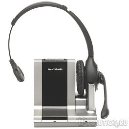 Plantronics Savi Office WO300 Over-the-head (Monaural), беспроводная гарнитура