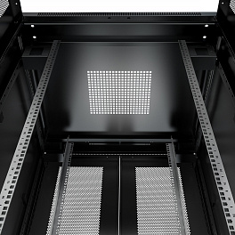 Cabeus,ND-05C-47U60/120-BK, шкаф монтажный телекоммуникационный 19" 47U 600x1200x2277mm (ШхГхВ), цвет черный (RAL 9004) 
