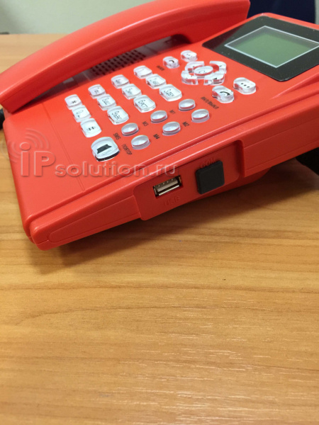 Kammunica GSM-Phone, стационарный GSM телефон (красный цвет)