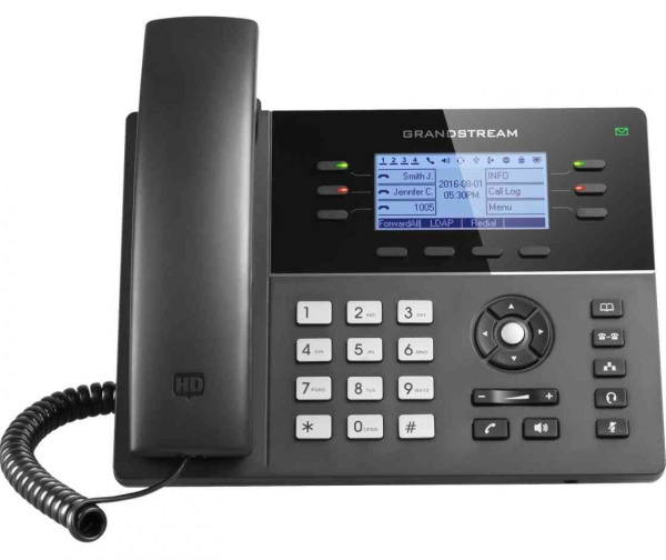 Grandstream GXP1760W,  Wi-Fi HD IP-телефон, 3 SIP-аккаунта Grandstream GXP1760W,  Wi-Fi HD IP-телефон, 3 SIP-аккаунта