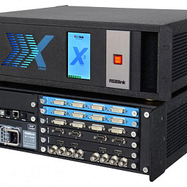 Презентационный видеопроцессор RGBlink X3 Touch с сенсорным экраном, шасси, 4 слота для модулей ввода, 2 слота для модулей вывода, 3UВидеопроцессоры производства США, Канады и Германии по дистрибьюторским ценам и минимальным сроком поставки.