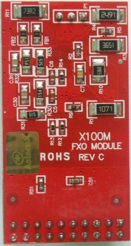 Digium X100M, модуль для аналоговых плат, 1 FXO, эхоподавления нет